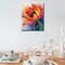 Tulip Flower Paint by Numbers for Adults – Abstract Graffiti Canvas Painting Kit, DIY Acrylic/Oil Art for Adults & Kids Beginners (Unframed)